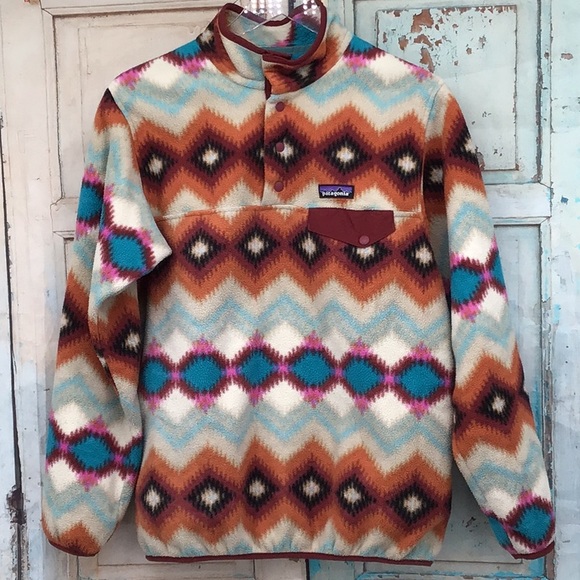 Patagonia Sweaters - Patagonia Synchilla Fleece SnapT ~Med Cinder Red